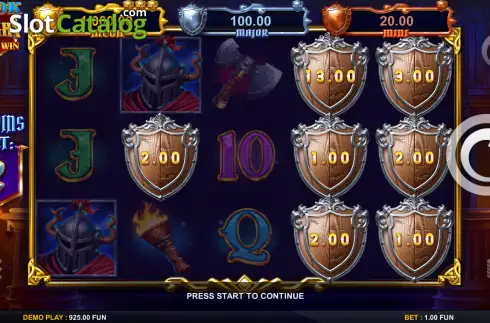 Скрин3. Book of Knight Hold and Win слот