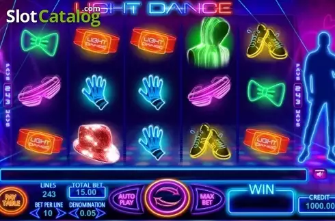 Скрин2. Light Dance слот
