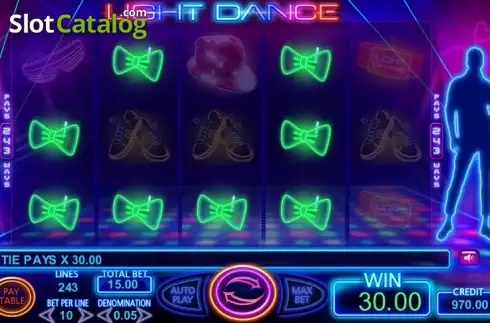Скрин3. Light Dance слот