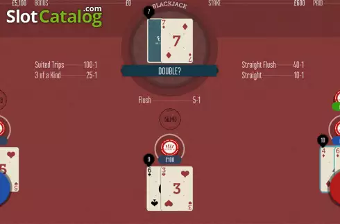 Скрин3. 21+3 Blackjack (Felt Gaming) слот