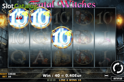 Скрин3. Fatal Witches слот