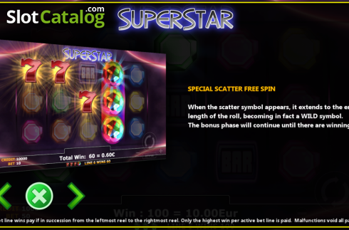 Скрин6. Super Star (Fils Game) слот