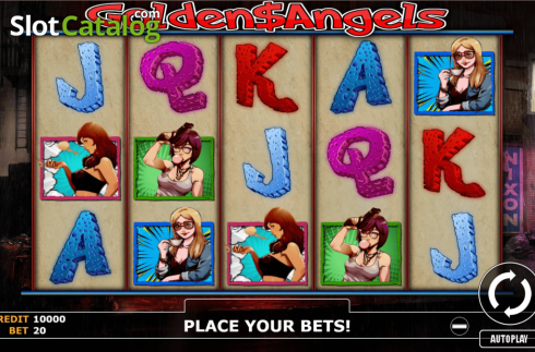 Скрин2. Golden Angels слот