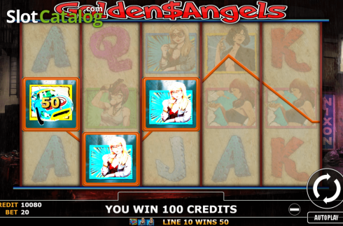 Скрин3. Golden Angels слот
