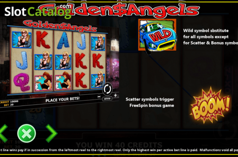 Скрин5. Golden Angels слот