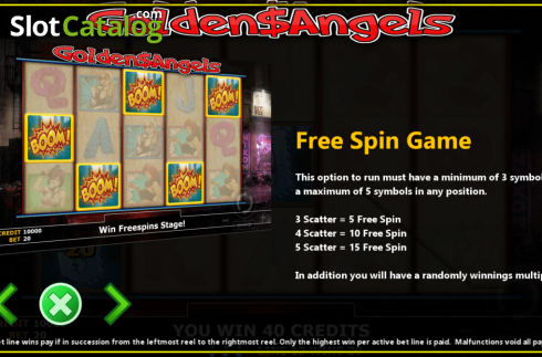 Скрин6. Golden Angels слот