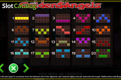 Скрин7. Golden Angels слот