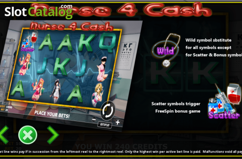 Скрин5. Nurse for Cash слот