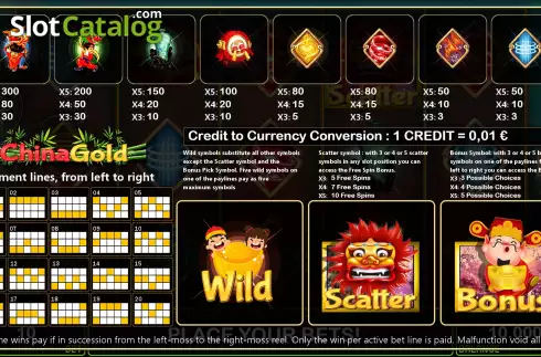 Скрин8. China Gold (Fils Game) слот