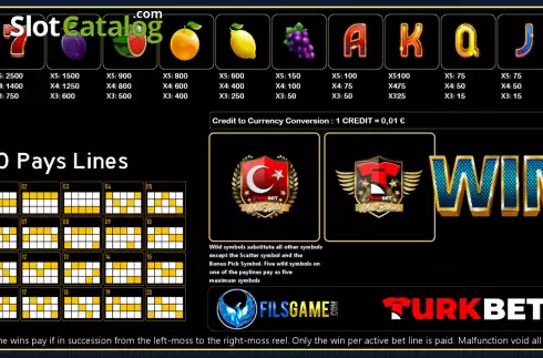 Скрин5. Turkbet Meyveli слот
