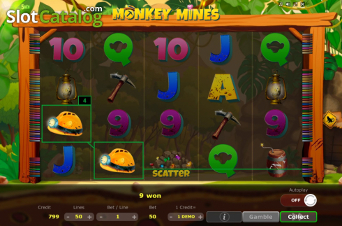 Скрин6. Monkey Mines слот
