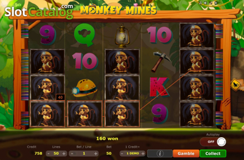 Скрин7. Monkey Mines слот