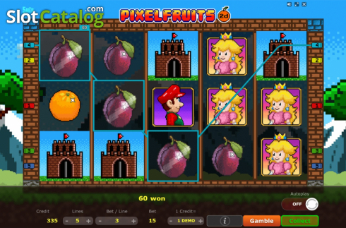 Скрин3. Pixel Fruits 2D слот