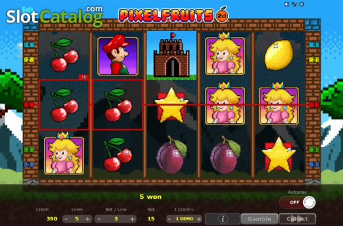 Скрин4. Pixel Fruits 2D слот