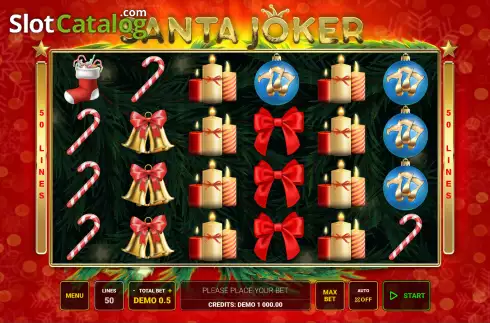 Скрин2. Santa Joker слот