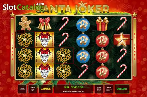 Скрин3. Santa Joker слот