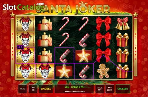 Скрин4. Santa Joker слот