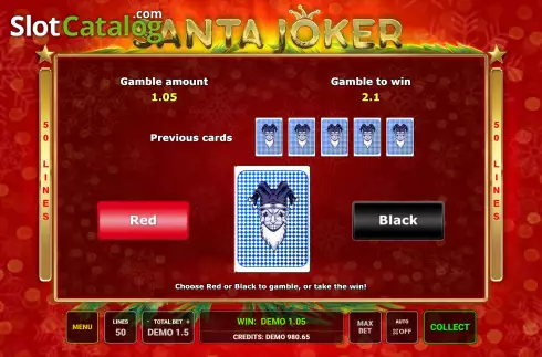 Скрин5. Santa Joker слот