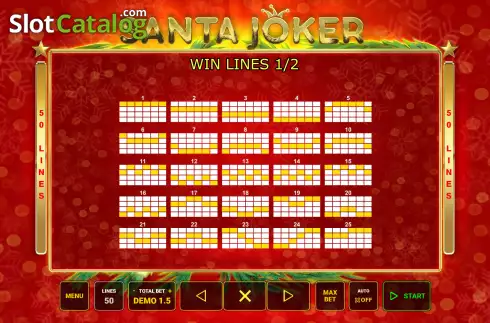 Скрин7. Santa Joker слот