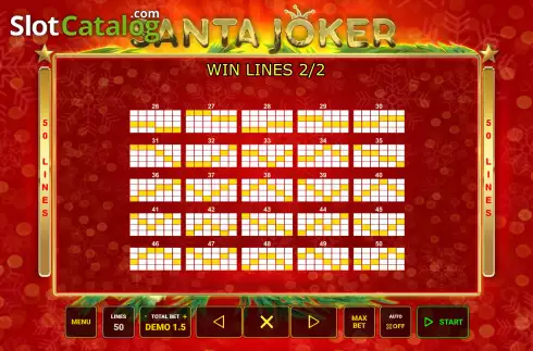 Скрин8. Santa Joker слот