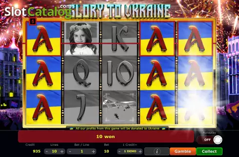 Скрин8. Glory to Ukraine слот