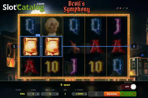 Скрин4. Devil's Symphony слот