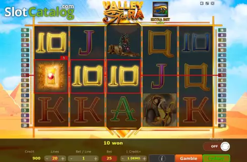 Скрин4. Valley of Ra слот