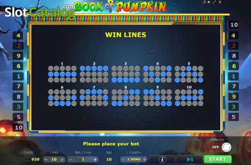 Скрин8. Book of Pumpkin (Five Men Games) слот
