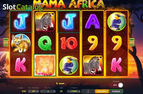 Скрин4. Mama Africa слот