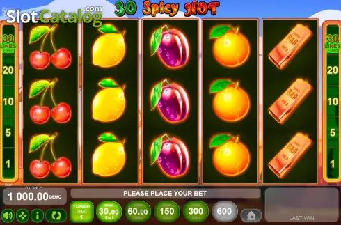 Скрин2. 30 Spicy Hot слот