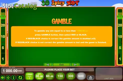 Скрин8. 30 Spicy Hot слот