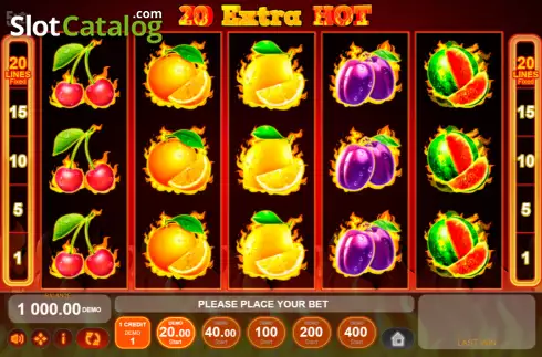 Скрин2. 20 Extra Hot слот