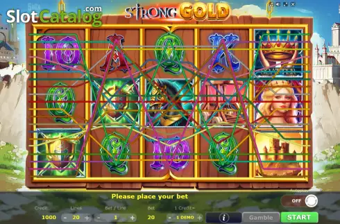 Скрин2. Strong Gold слот
