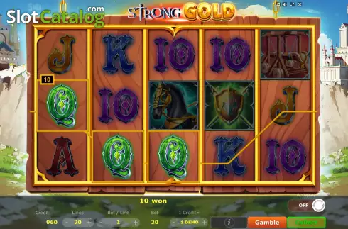 Скрин3. Strong Gold слот