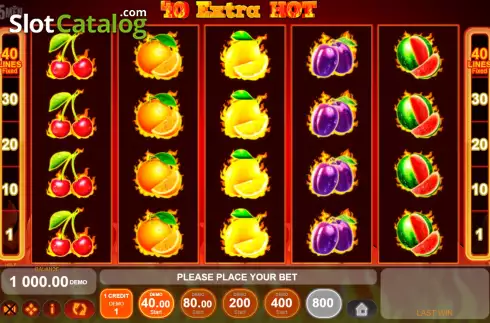 Скрин2. 40 Extra Hot слот