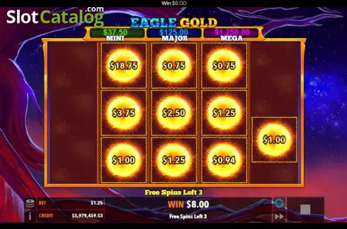 Скрин8. Eagle Gold (Flipluck) слот