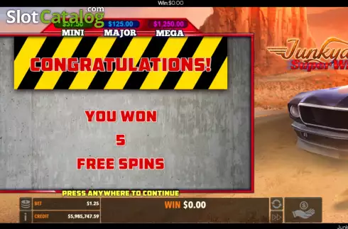 Скрин4. Junkyard Super Wheels слот