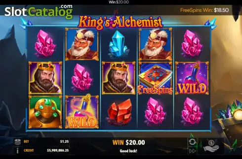 Скрин8. King's Alchemist слот