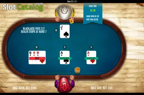 Скрин6. Blackjack 11 слот