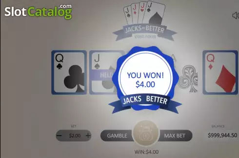 Скрин4. Jacks Or Better (Flipluck) слот