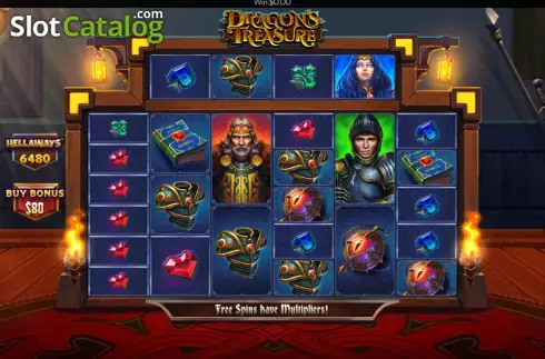 Скрин2. Dragon's Treasure (Flipluck) слот