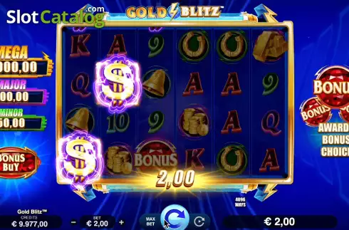 Скрин3. Gold Blitz (Fortune Factory Studios) слот