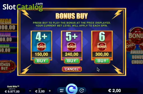 Скрин4. Gold Blitz (Fortune Factory Studios) слот