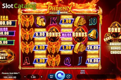 Скрин2. Phoenix Gold Blitz слот