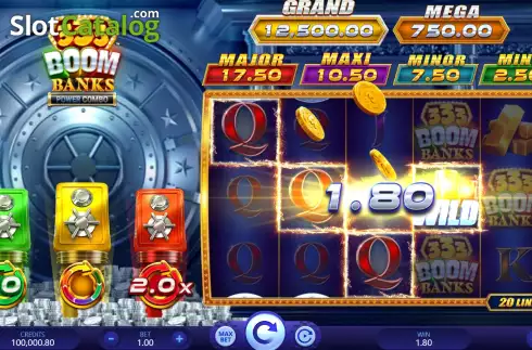 Скрин3. 333 Boom Banks Power Combo слот