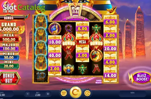 Скрин2. Mask Of Amun Gold Blitz Ultimate слот