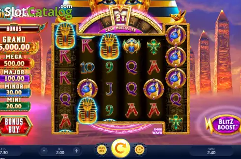 Скрин3. Mask Of Amun Gold Blitz Ultimate слот