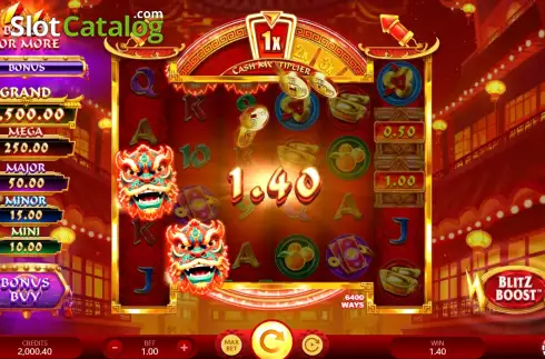 Скрин3. Fu Wǔ Shī Gold Blitz Ultimate слот