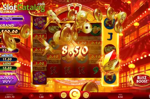 Скрин4. Fu Wǔ Shī Gold Blitz Ultimate слот
