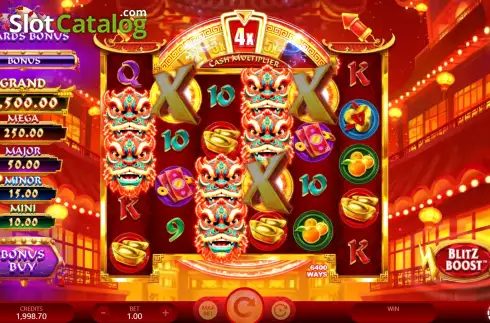 Скрин5. Fu Wǔ Shī Gold Blitz Ultimate слот